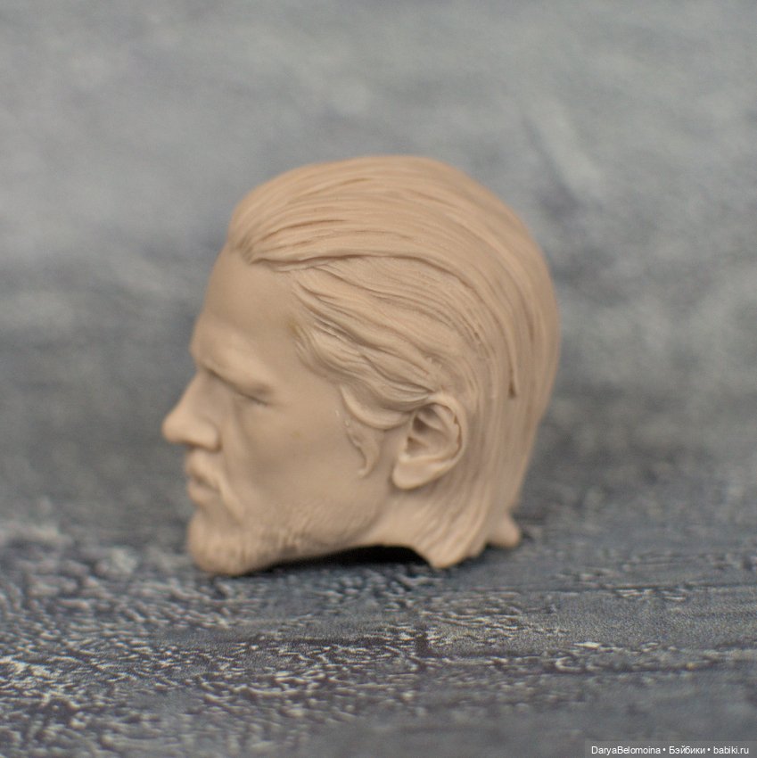 Экшен голова - бланк (скульпт Чарли Ханнэм) (фото 3)