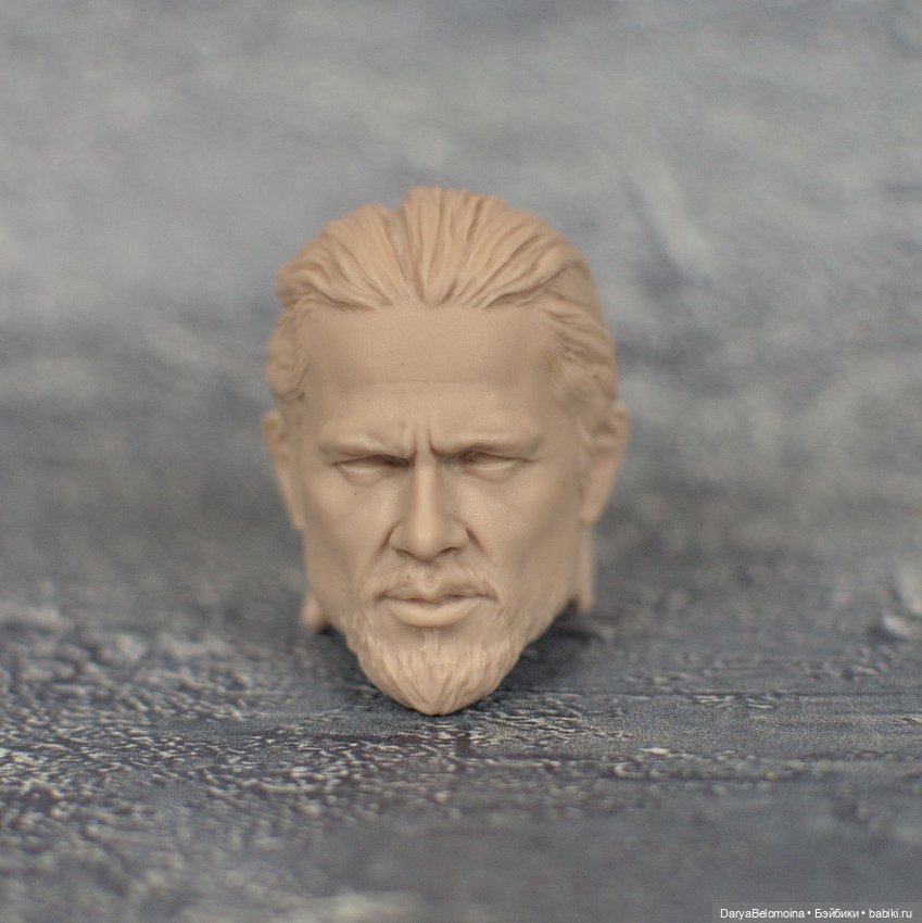 Экшен голова - бланк (скульпт Чарли Ханнэм)