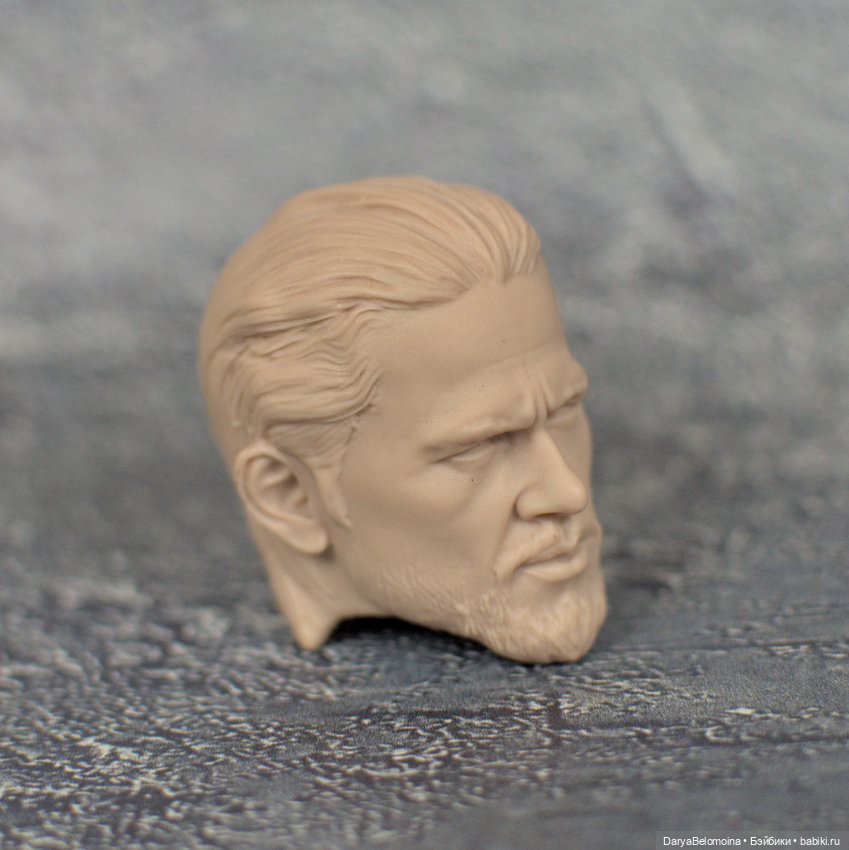 Экшен голова - бланк (скульпт Чарли Ханнэм) (фото 2)