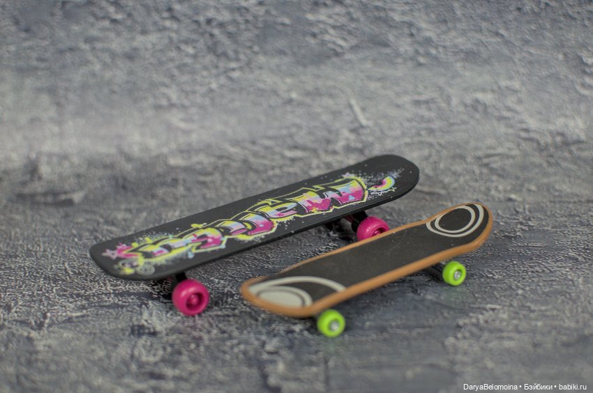 Скейтборды для кукол — Миниатюра для кукол