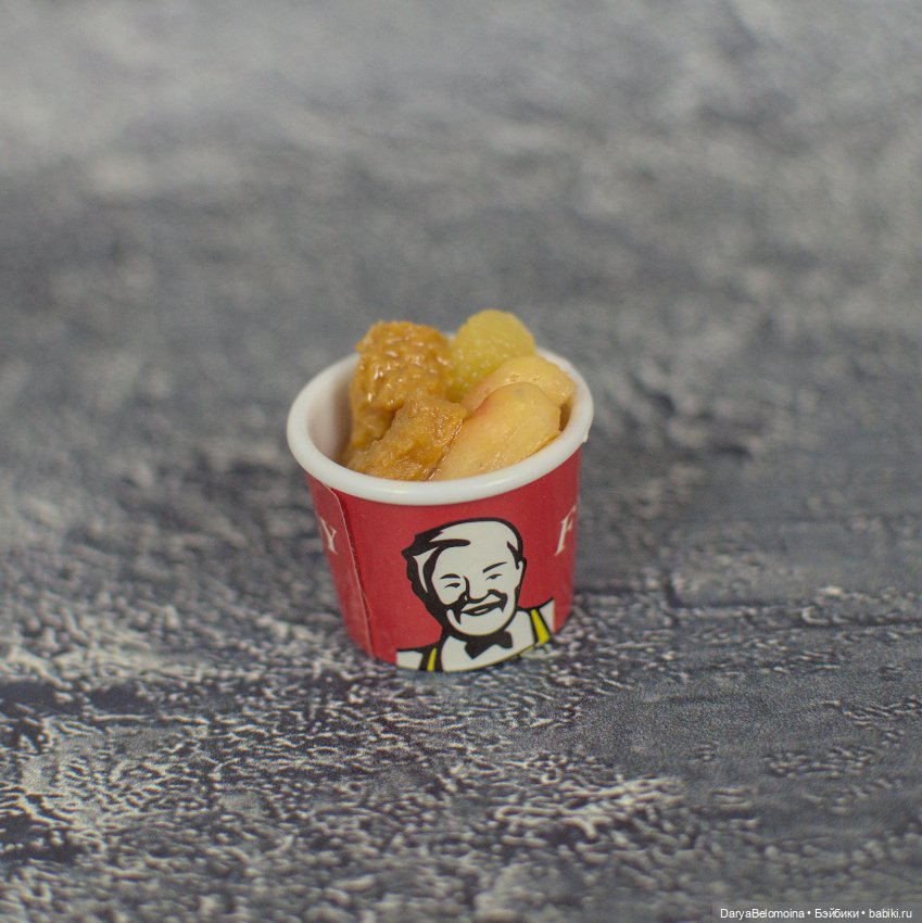 Фастфуд для кукол — Миниатюра для кукол