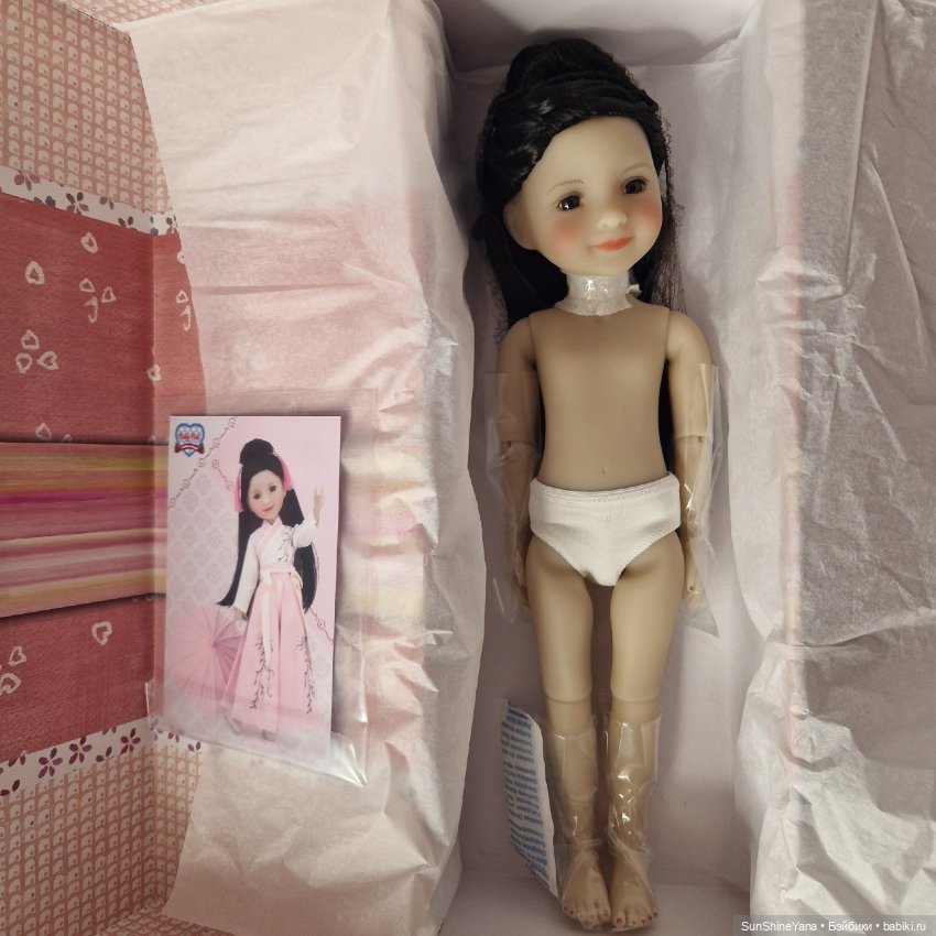 Ruby Red шарнирная кукла Лиса нюд, 37 см