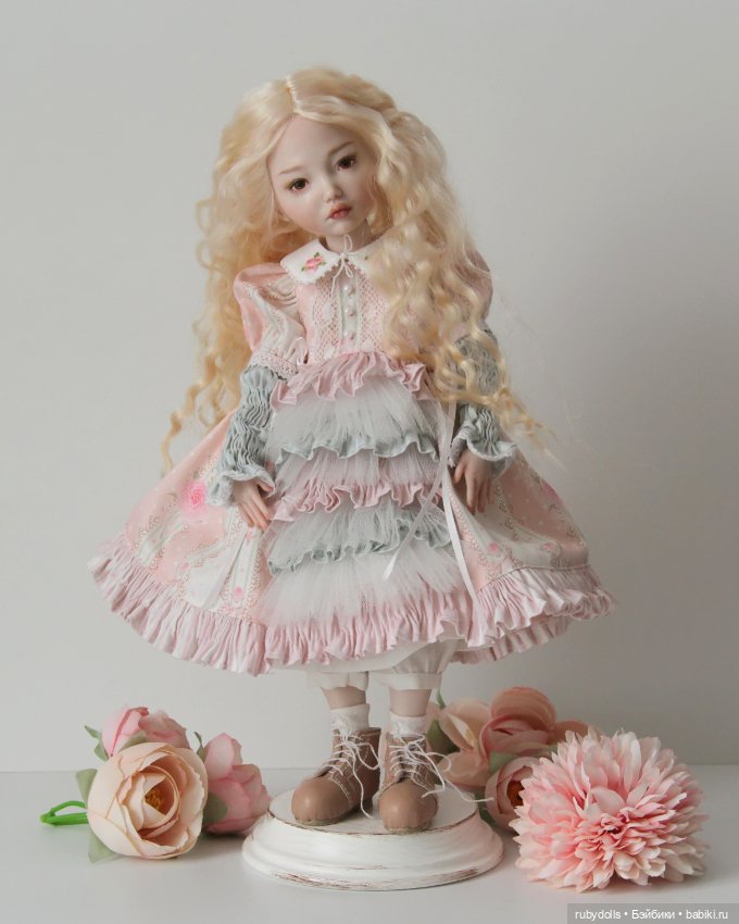Фарфоровая шарнирная кукла БЖД, Стефания (фото 8)