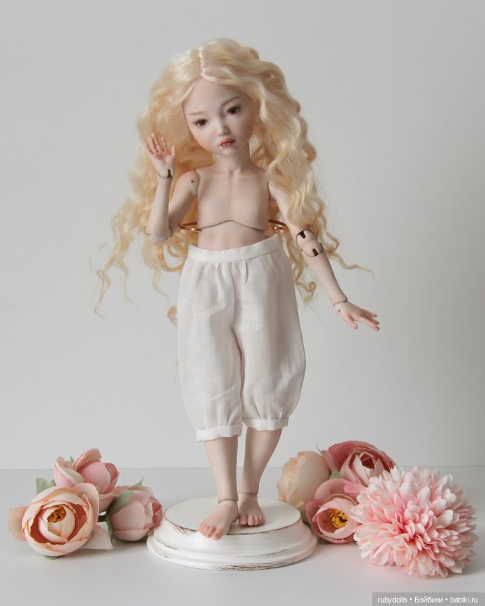 Фарфоровая шарнирная кукла БЖД, Стефания (фото 6)