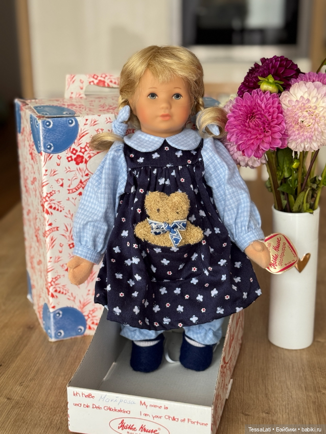 Очень красивая Марипоза Mariposa от Käthe Kruse, Кэти Крузе,2000 год, новая