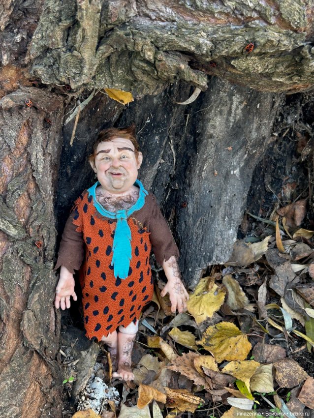 Фред Флинстоун — Авторские куклы