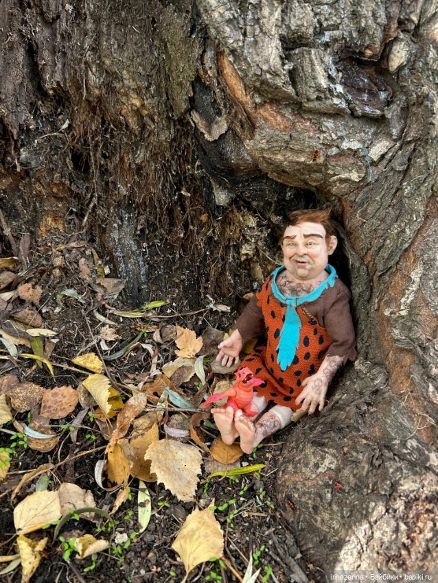 Фред Флинстоун — Авторские куклы (фото 4)