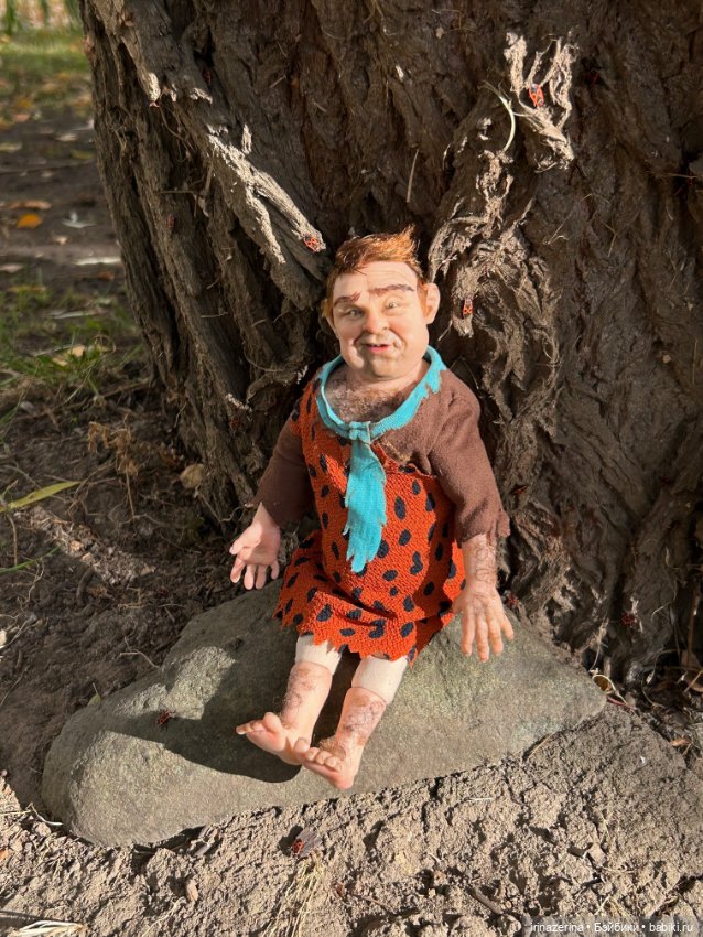 Фред Флинстоун — Авторские куклы (фото 7)