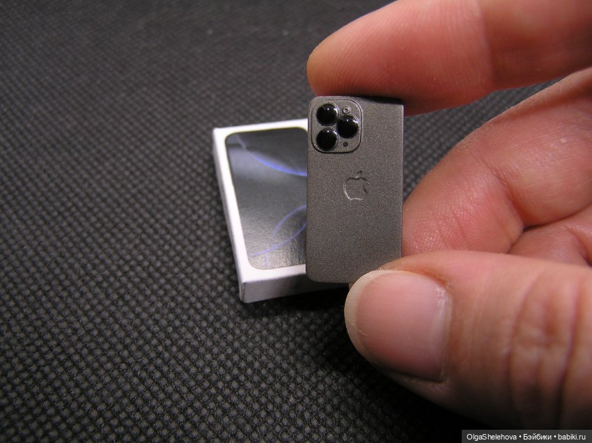 Миниатюрный iPhone для куклы (фото 5)