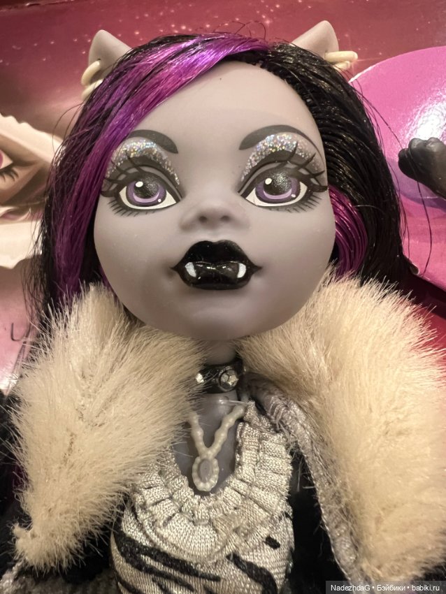 #3 Monster High Reel Drama Clawdeen Wolf in Black and White