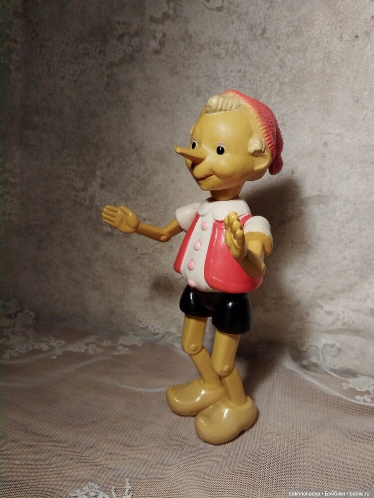 Целлулоидный Буратино — Винтажные куклы и игрушки детства