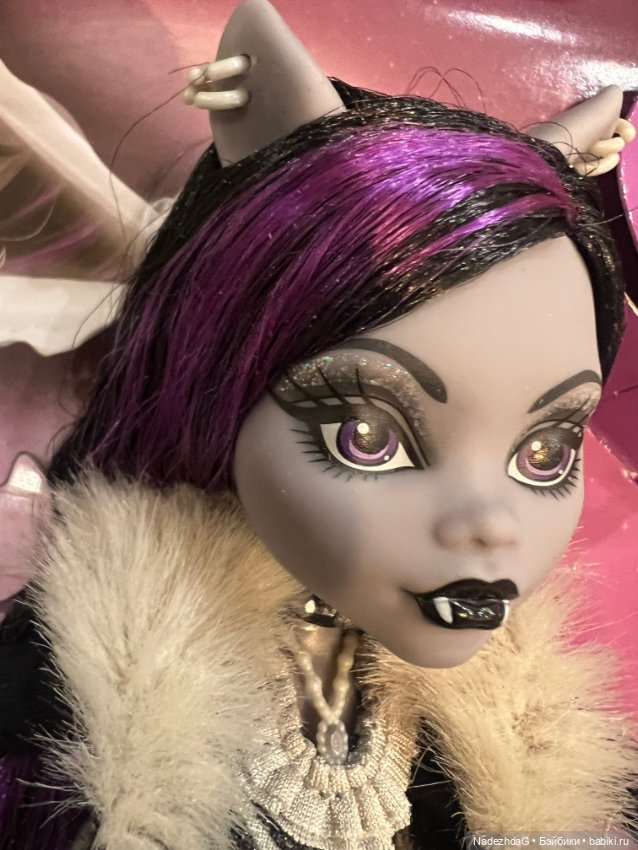 Monster High Reel Drama Clawdeen Wolf in Black and White (фото 9)