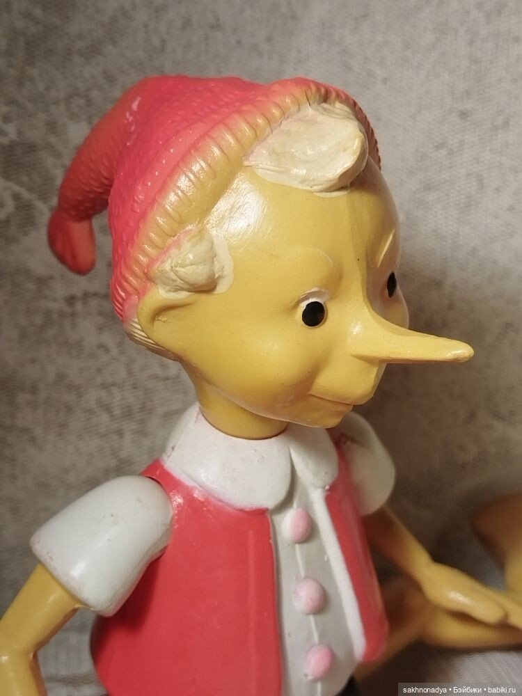 Целлулоидный Буратино — Винтажные куклы и игрушки детства