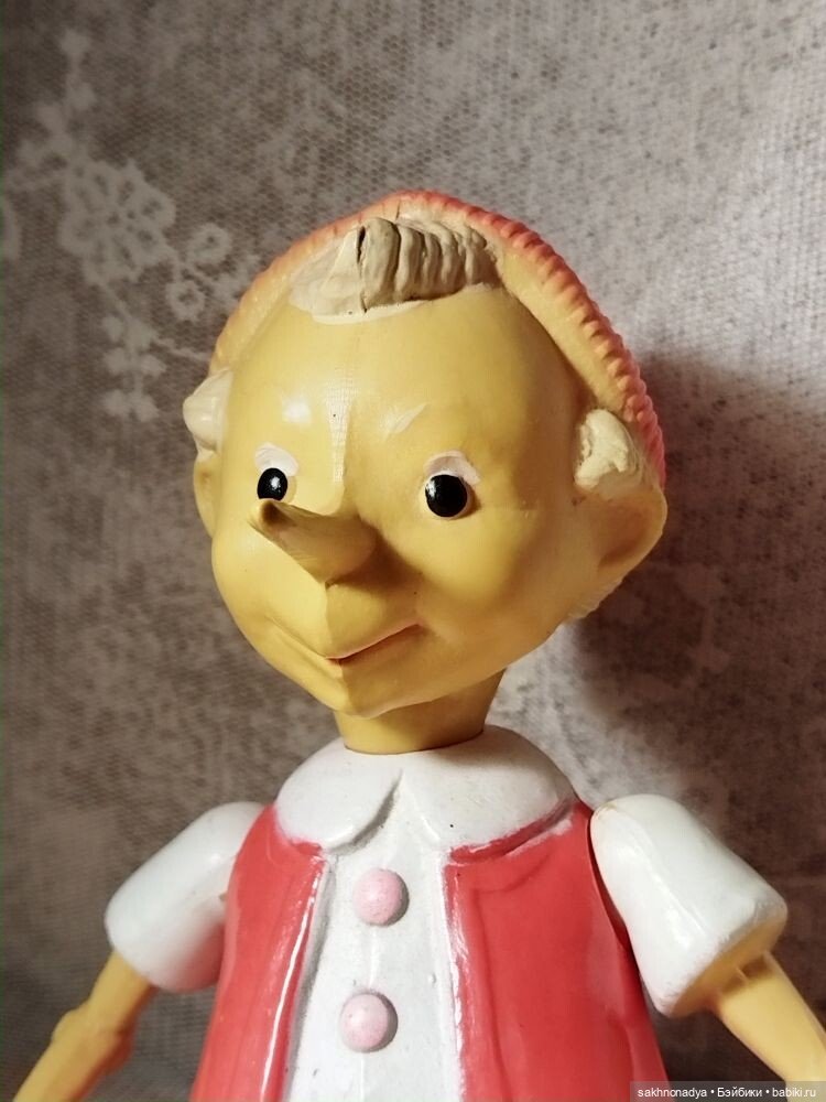 Целлулоидный Буратино — Винтажные куклы и игрушки детства