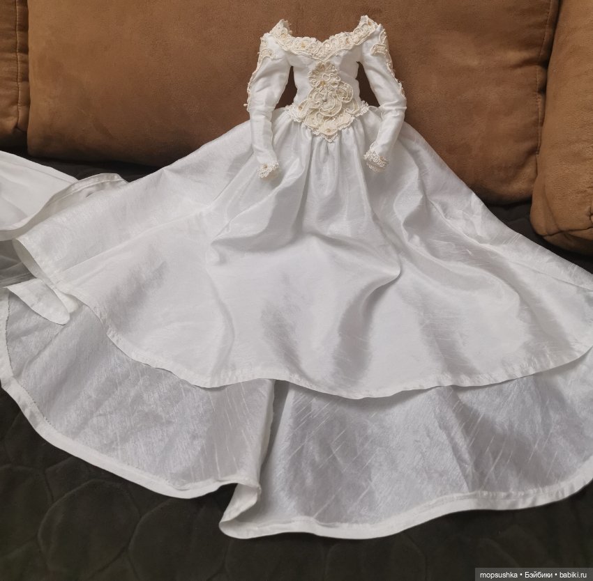 Коллекционная фарфоровая кукла - невеста , " Отражение Осени " (фото 7)