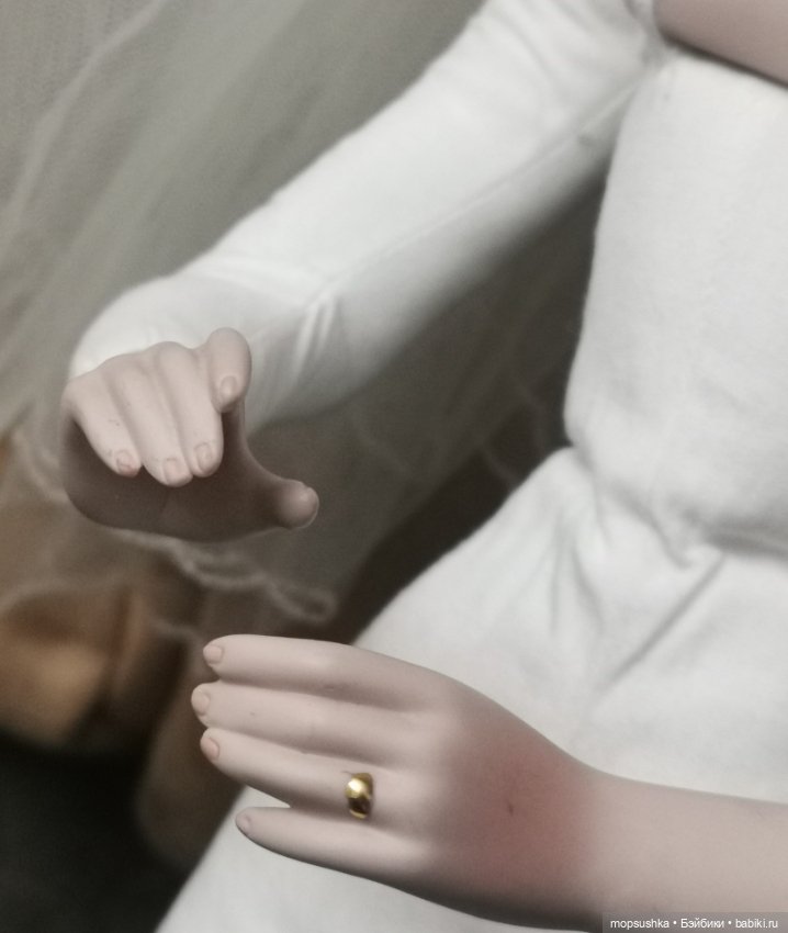 Коллекционная фарфоровая кукла - невеста , " Отражение Осени " (фото 4)