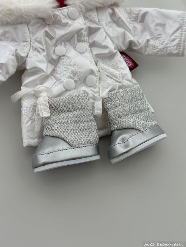 Зимний комплект «Серебро» для кукол Liitle kidz 36 см (фото 4)