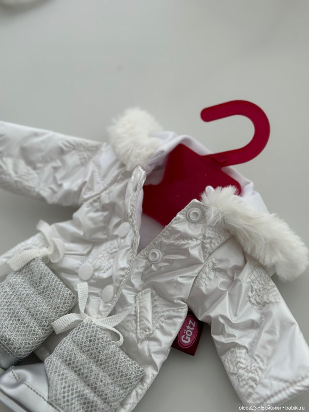 Зимний комплект «Серебро» для кукол Liitle kidz 36 см (фото 2)