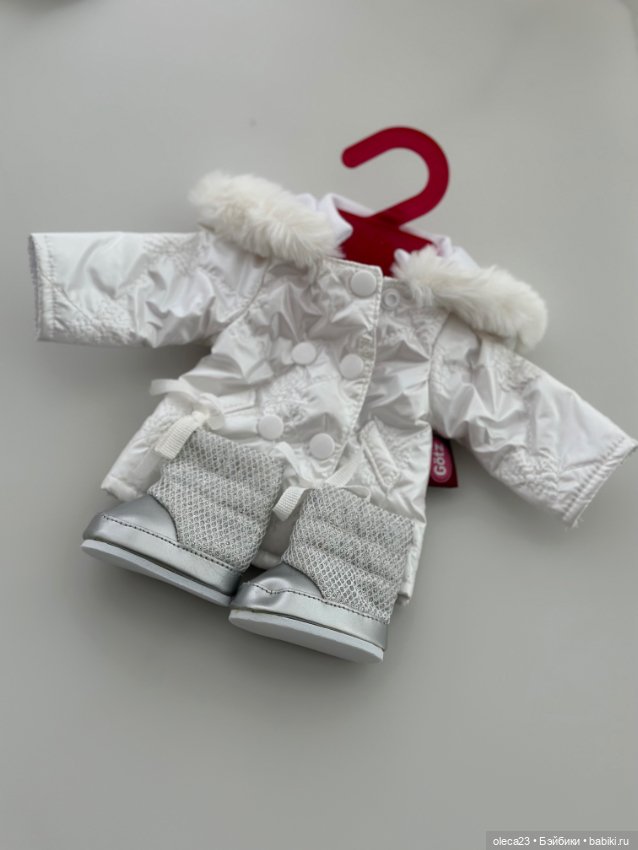 Зимний комплект «Серебро» для кукол Liitle kidz 36 см