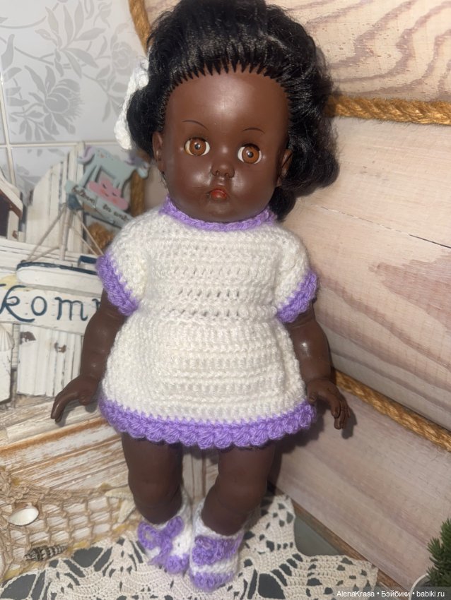 Кукла негритянка — Винтажные куклы и игрушки детства