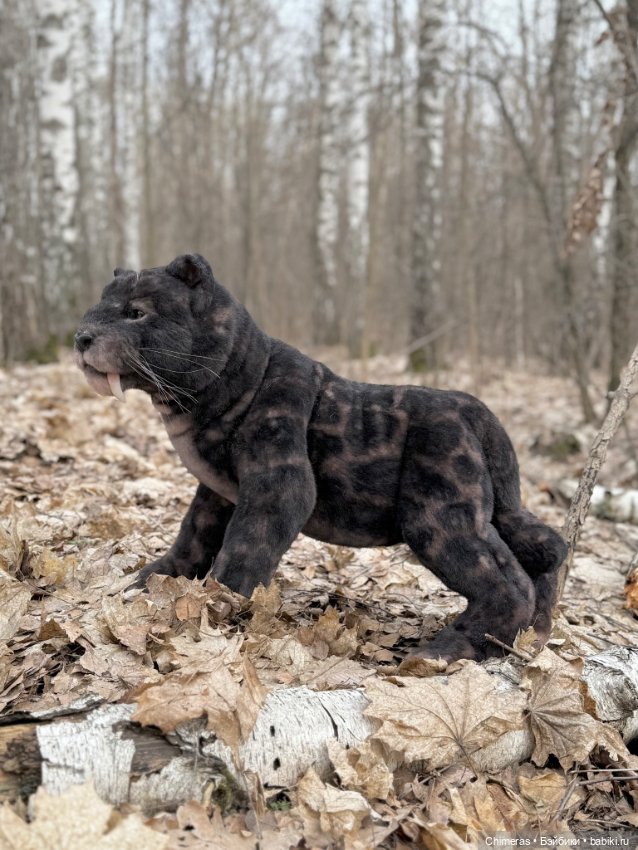 Саблезубый леопард — Авторские игрушки (фото 4)