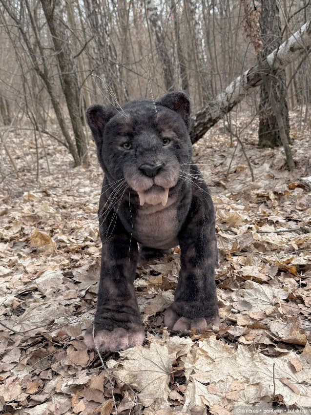 Саблезубый леопард — Авторские игрушки (фото 7)