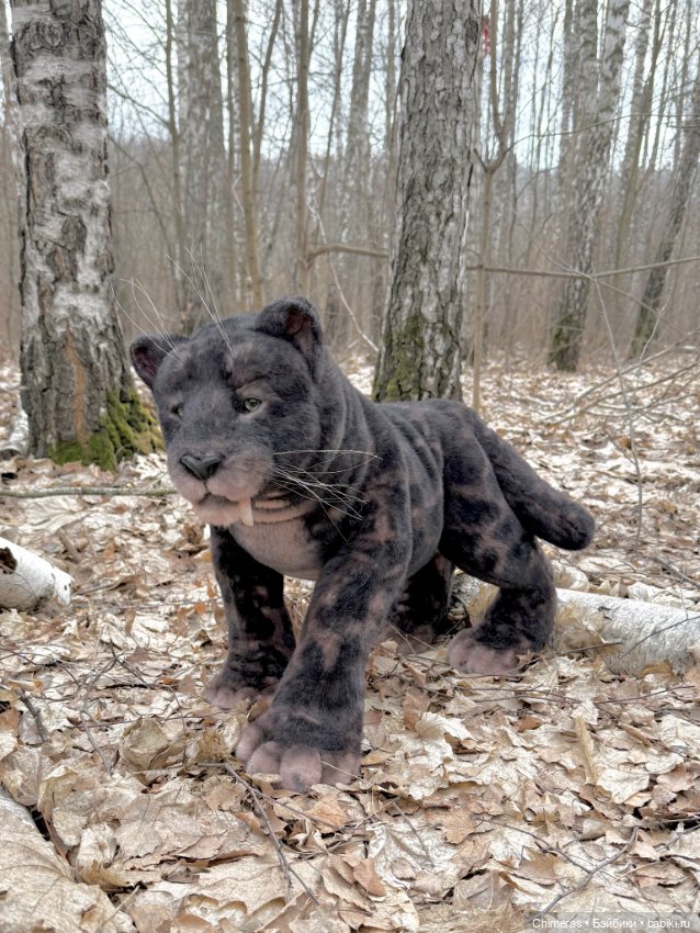 Саблезубый леопард — Авторские игрушки (фото 2)