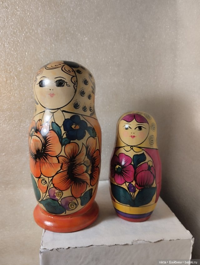 Матрешка СССР 2 шт лотом — Винтажные куклы и игрушки детства (фото 6)