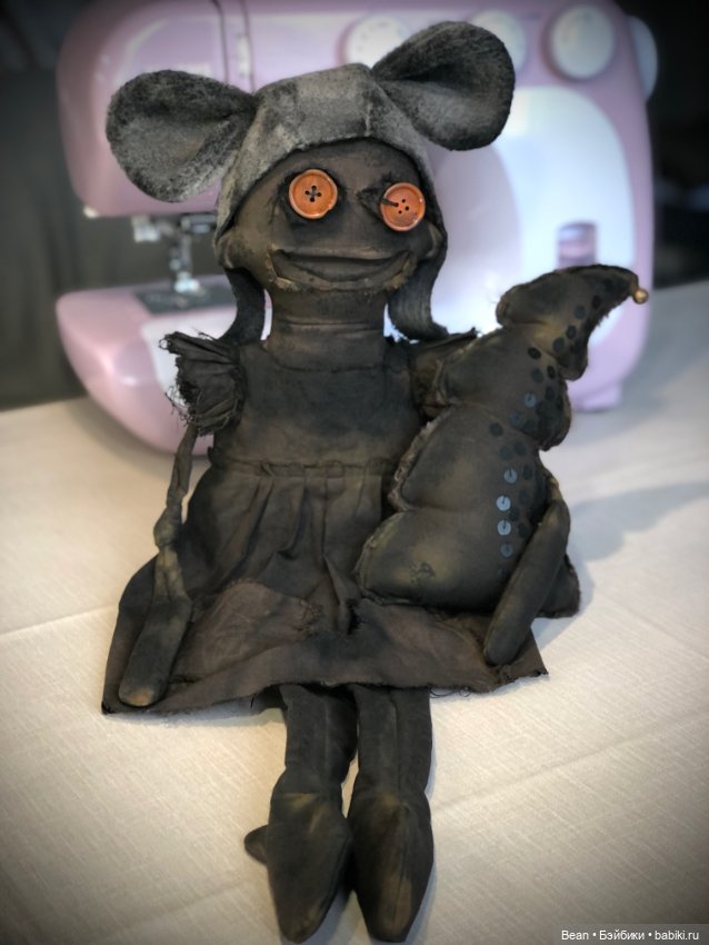 Чердачная кукла ручная работа