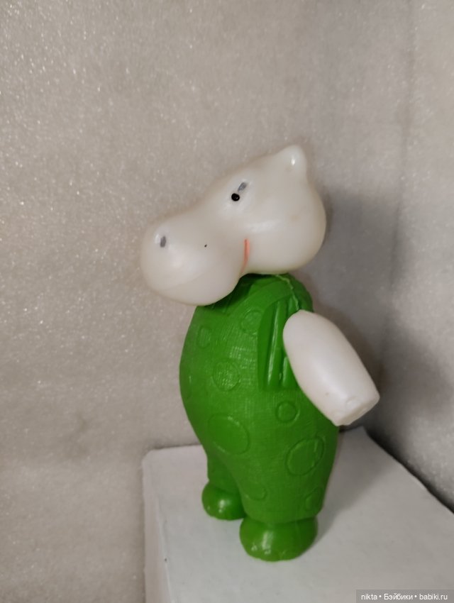 Игрушка СССР Бегемот — Винтажные куклы и игрушки детства (фото 2)