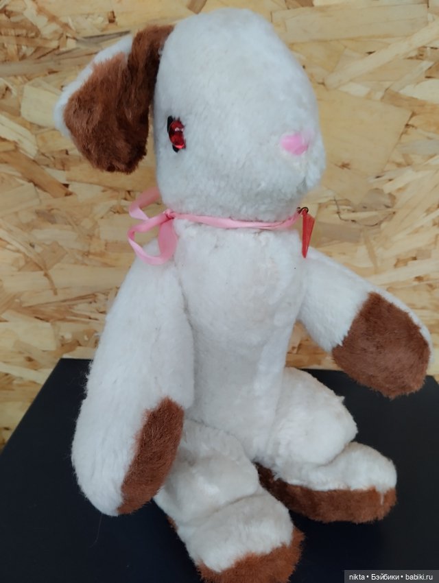 Игрушка СССР Заяц плюшевый (фото 2)