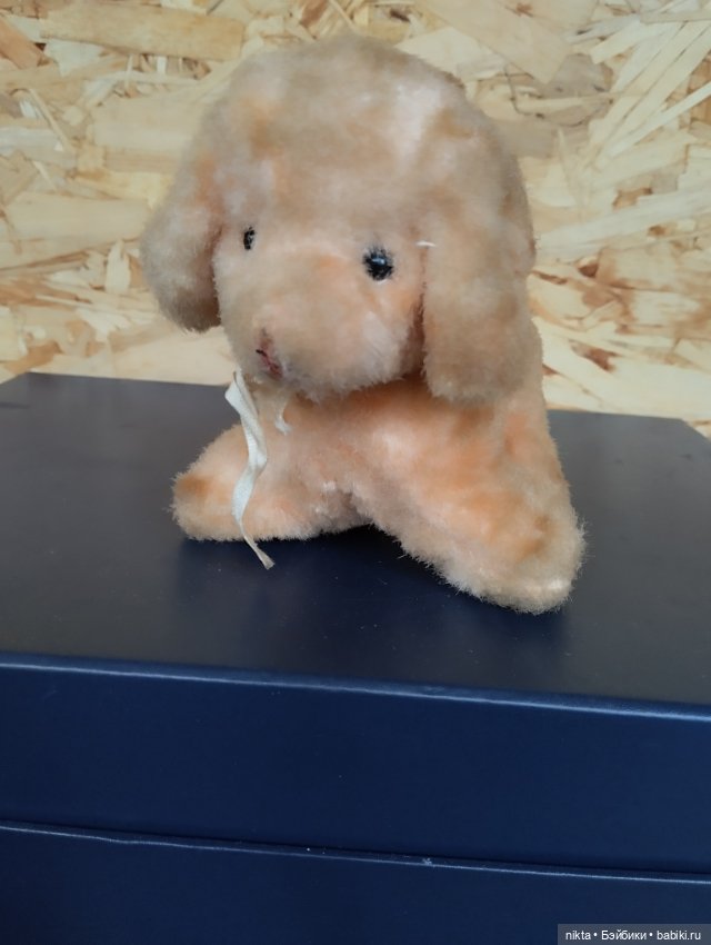 Мягкая игрушка СССР собачка, щенок плюшевый