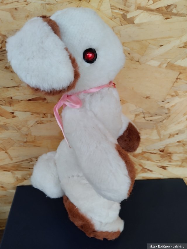 Игрушка СССР Заяц плюшевый (фото 7)