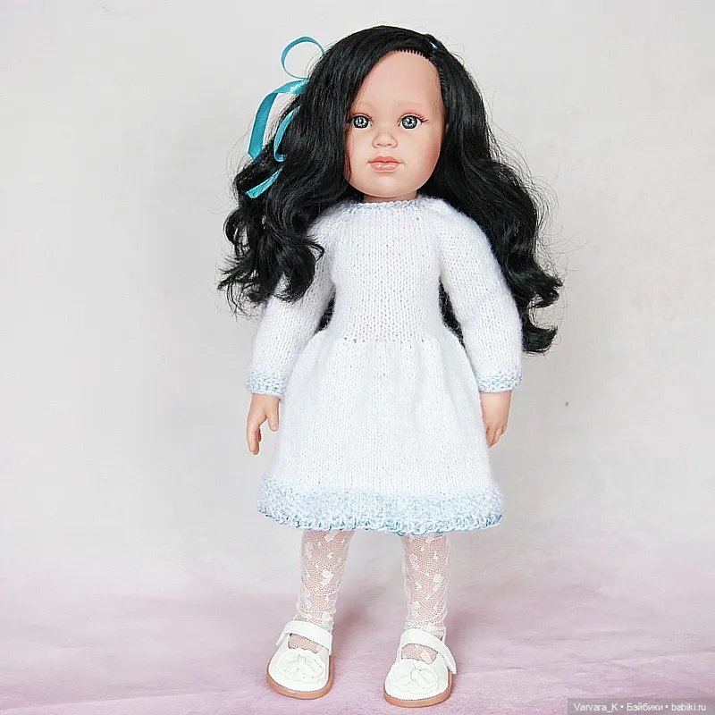 Llorens, артикуляционная кукла Алиса, брюнетка , 42 см (фото 7)