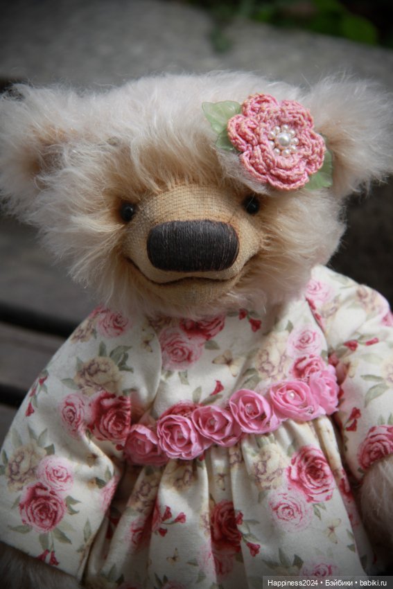 Мишутка в цветочном платье (фото 3)