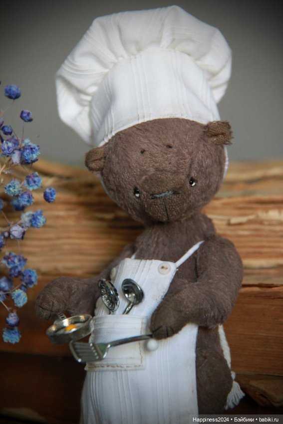 Мишка повар — Авторские игрушки (фото 8)
