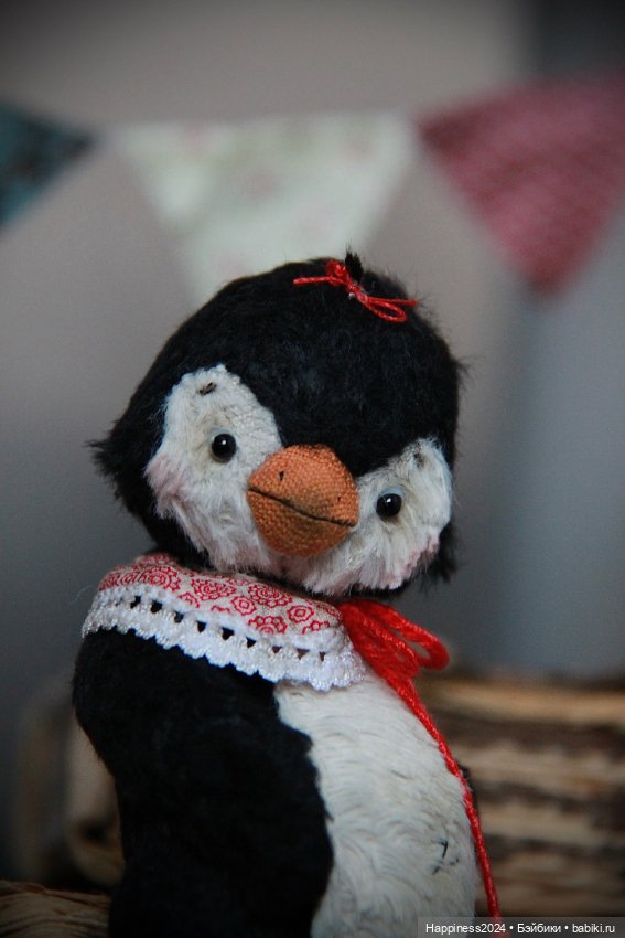 Пингвиненок в воротничке — Авторские игрушки (фото 2)