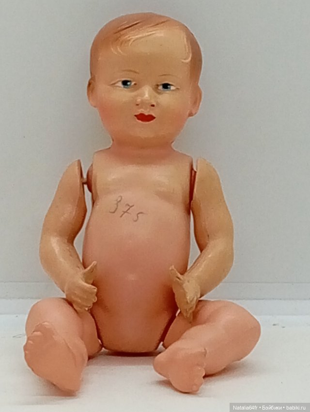 10)Petitcollin пупс из целлулоида Франция (фото 2)