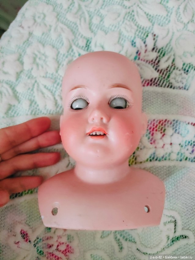 Красивая голова AM 370 — Антикварные куклы (фото 4)