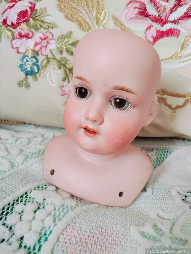 Красивая голова AM 370 — Антикварные куклы (фото 2)