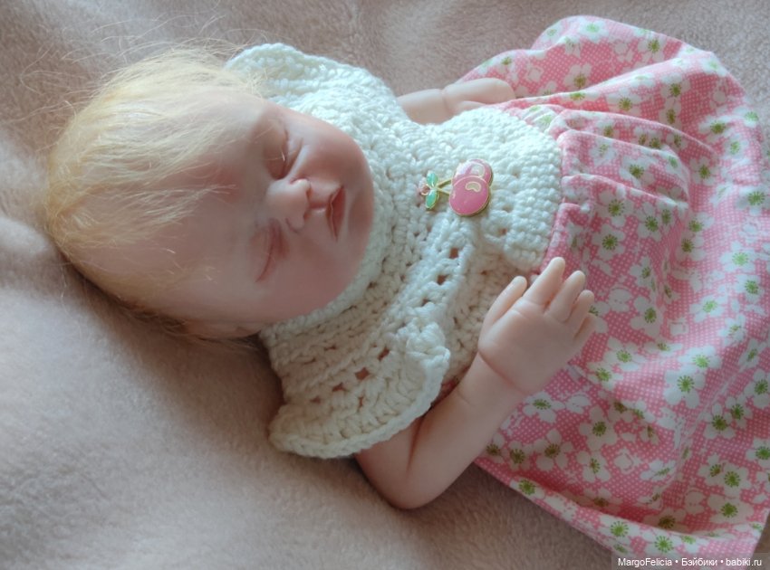 Реборн кукла младенец девочка (фото 3)