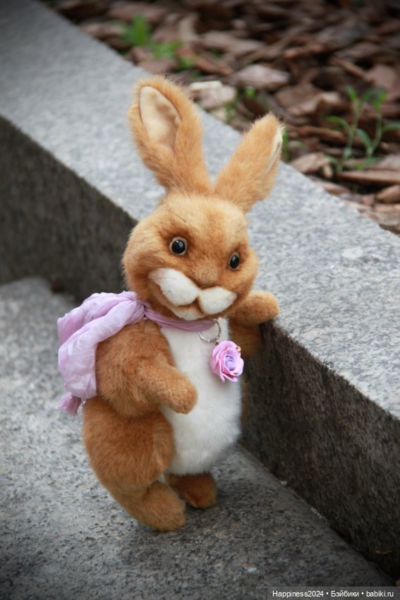 Зайка тедди — Авторские игрушки (фото 2)