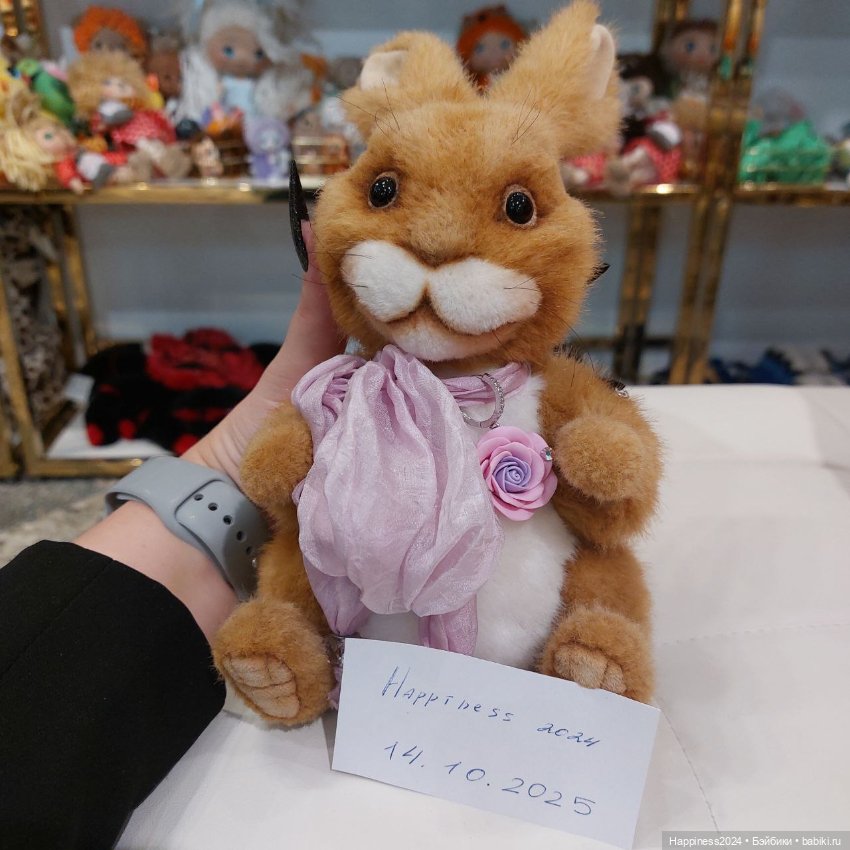 Зайка тедди — Авторские игрушки