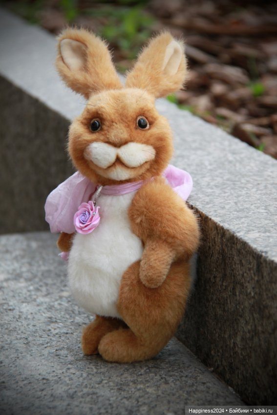 Зайка тедди — Авторские игрушки (фото 6)