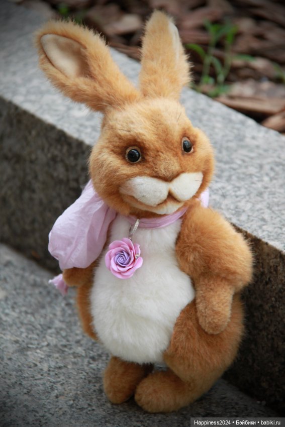 Зайка тедди — Авторские игрушки (фото 7)