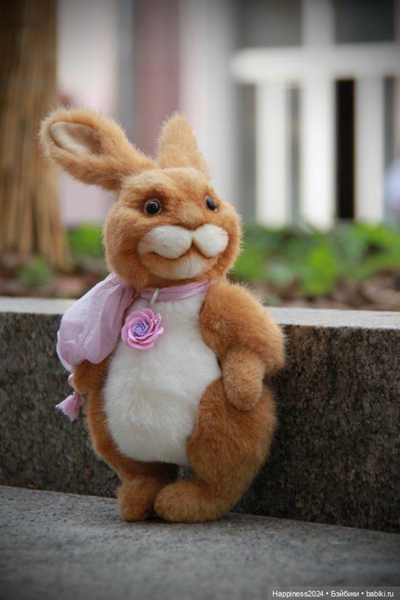 Зайка тедди — Авторские игрушки (фото 9)