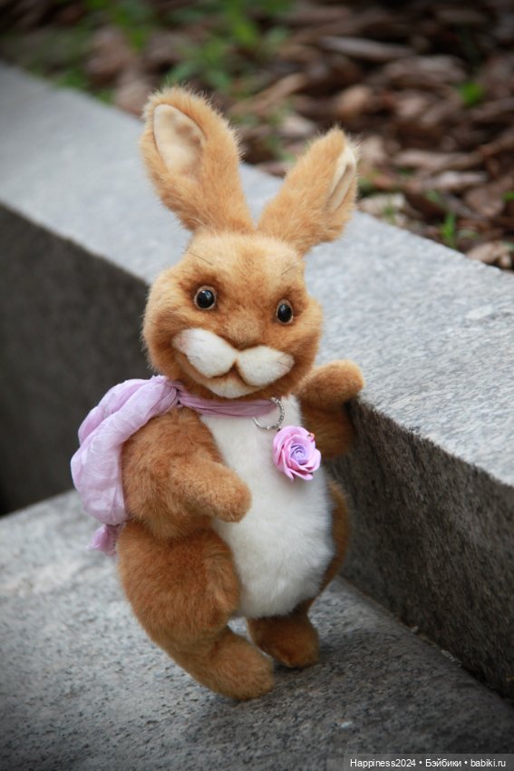 Зайка тедди — Авторские игрушки (фото 10)