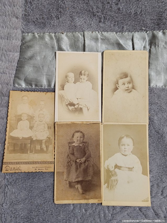 Антикварные детские фото как реквизит для кукольных фотосессий (фото 4)