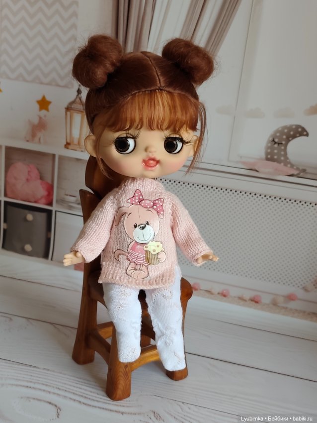Кукла мамин ангелочек — ООАК (кастом куклы) (фото 6)