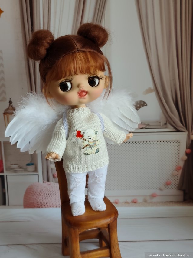 Кукла мамин ангелочек — ООАК (кастом куклы) (фото 2)